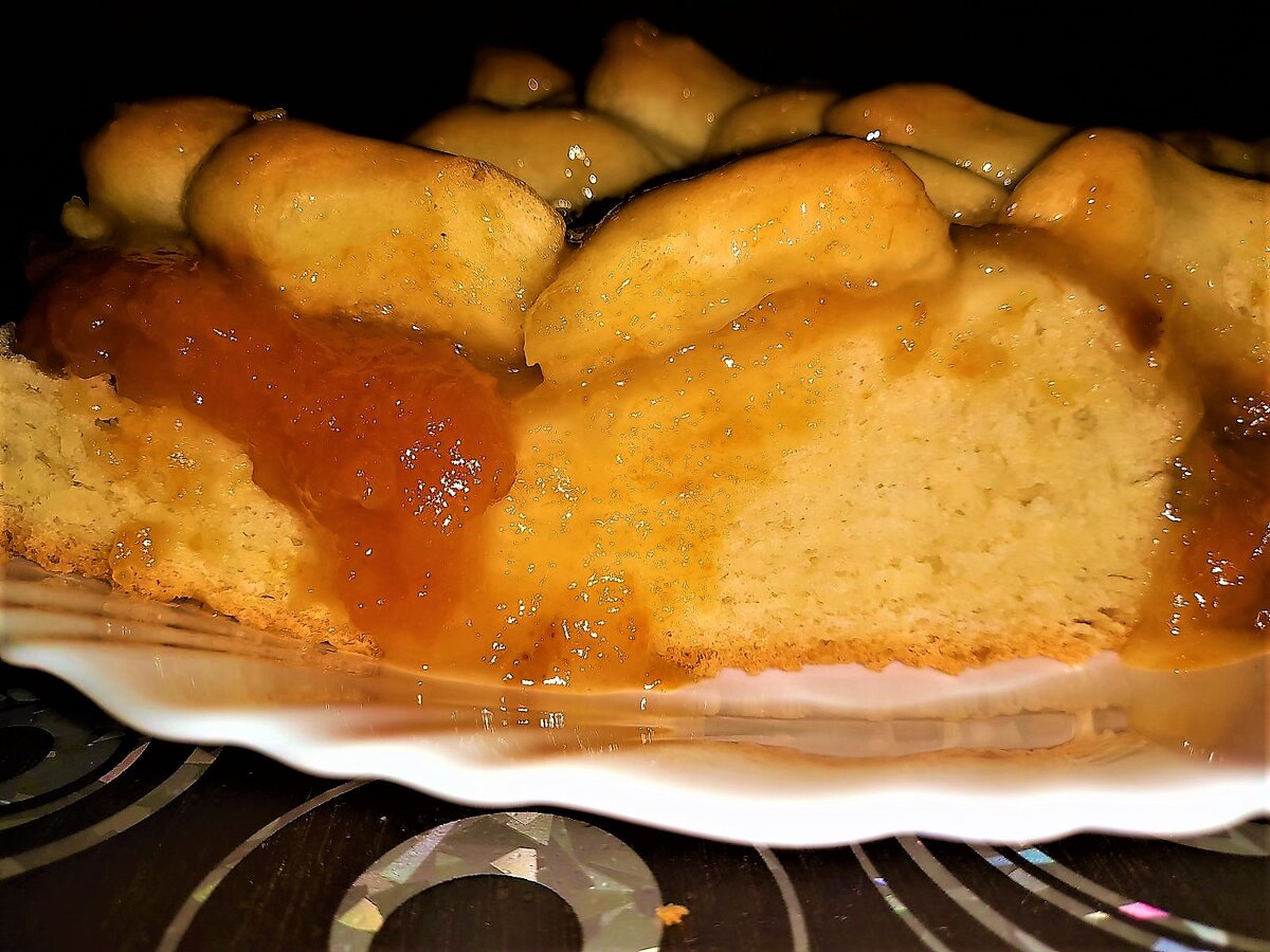 Пирог с абрикосовым вареньем и посыпкой штрейзель - пошаговый рецепт с фото