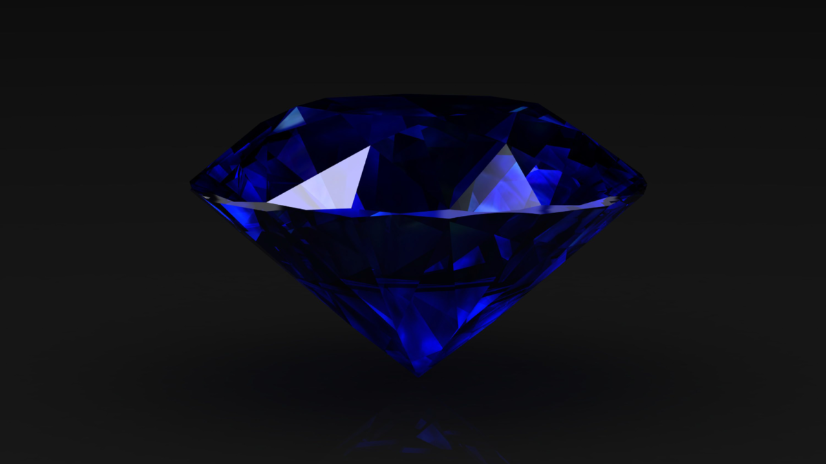 Синий сапфир.