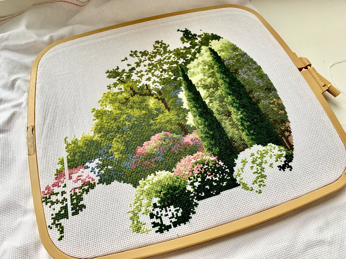 Мой процесс Золотое Руно "Летний парк" готово 40% работы