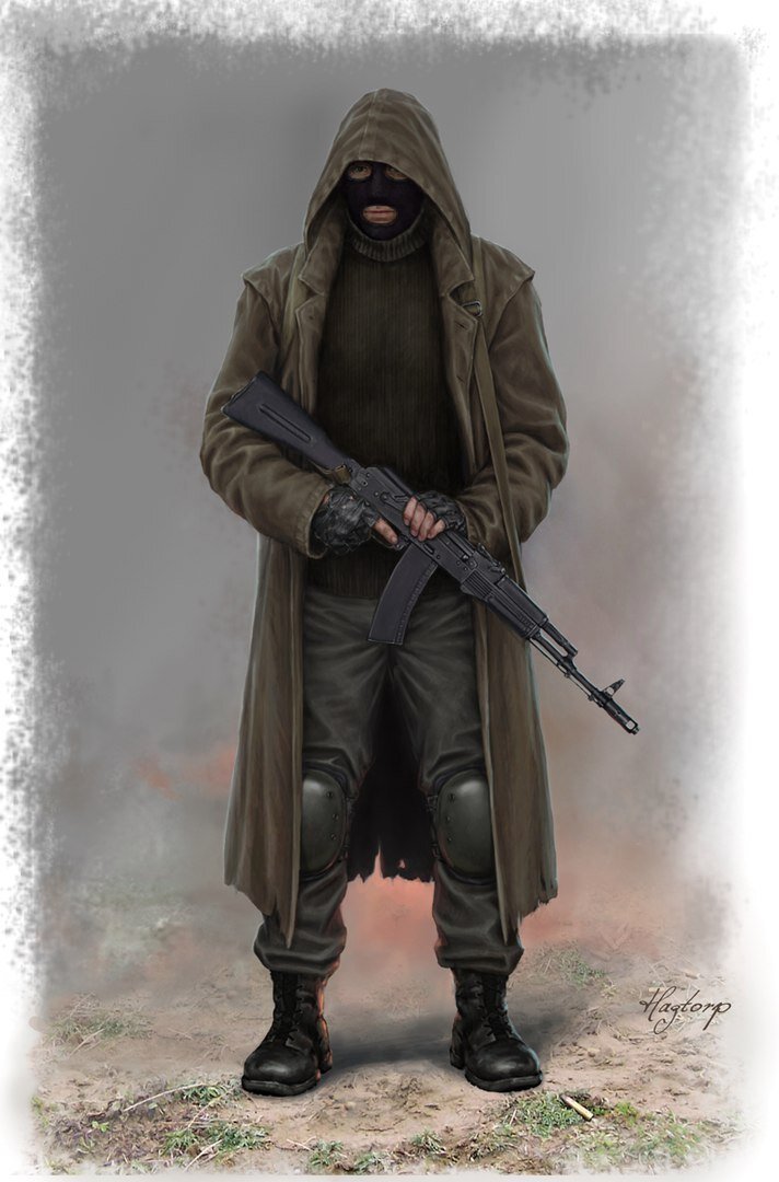 Бандит с АК-74М