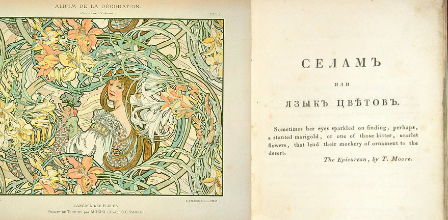 Язык цветов возник в Турции