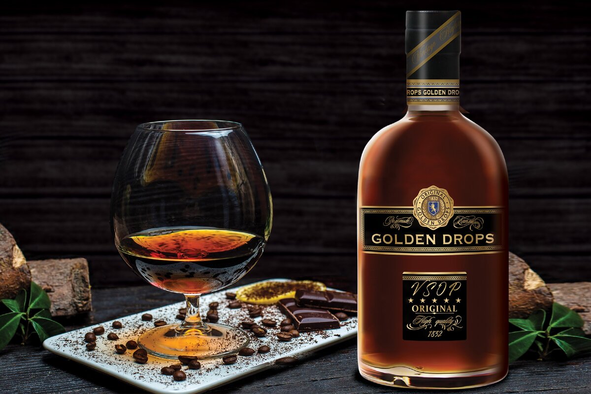 коньяк Golden Drops