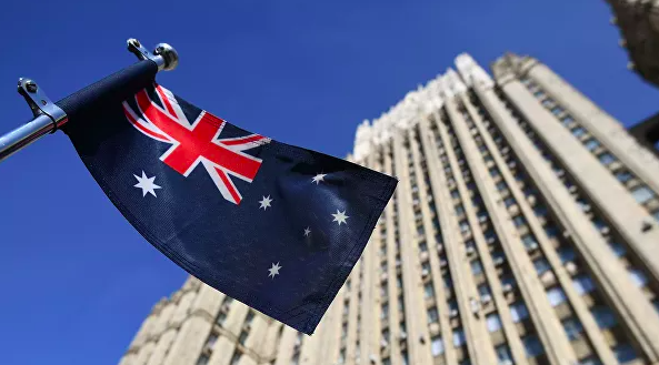 На фото: Флаг Австралии
