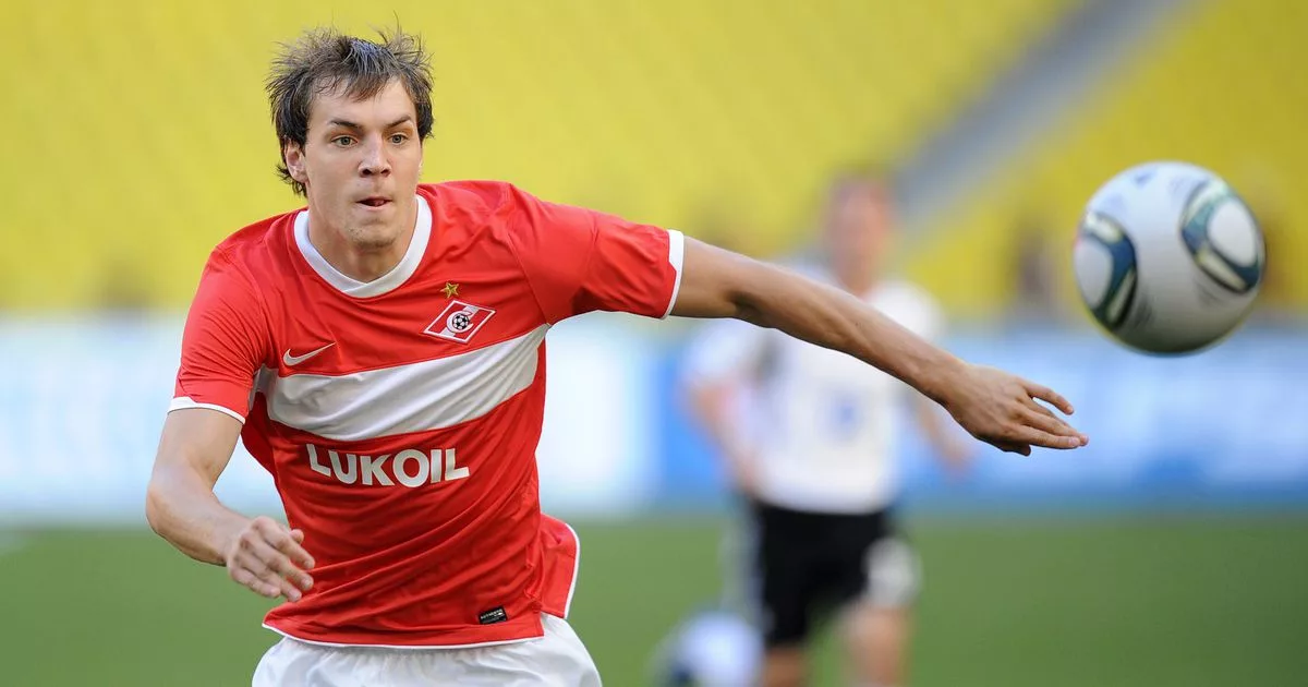                                         Артём Дзюба в матче за «Спартак».