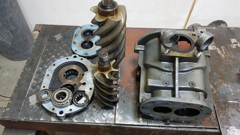 Ремонт винтового блока компрессора