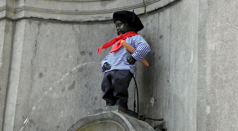 "Писающий мальчик" в Брюсселе - ничего личного ;)