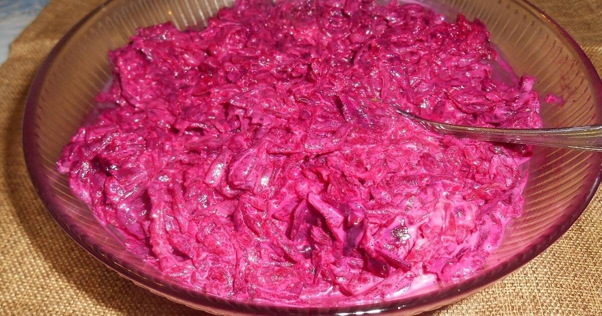 Готовим простой вкусный свекольный салат "Рубиновая нежность".