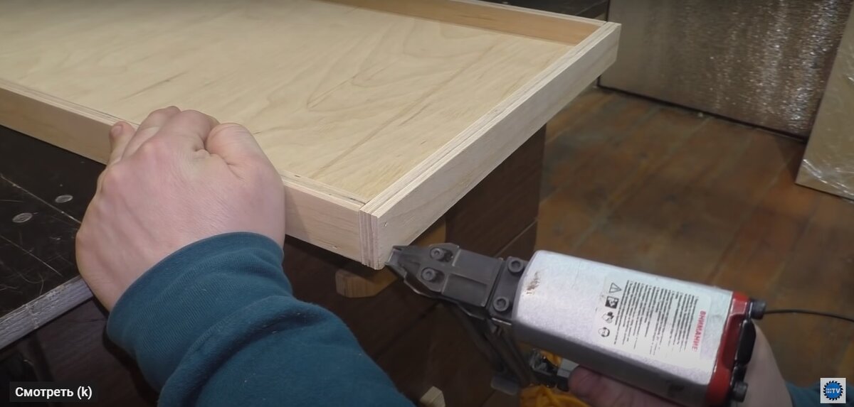 бортики можно прибить финишными гвоздиками