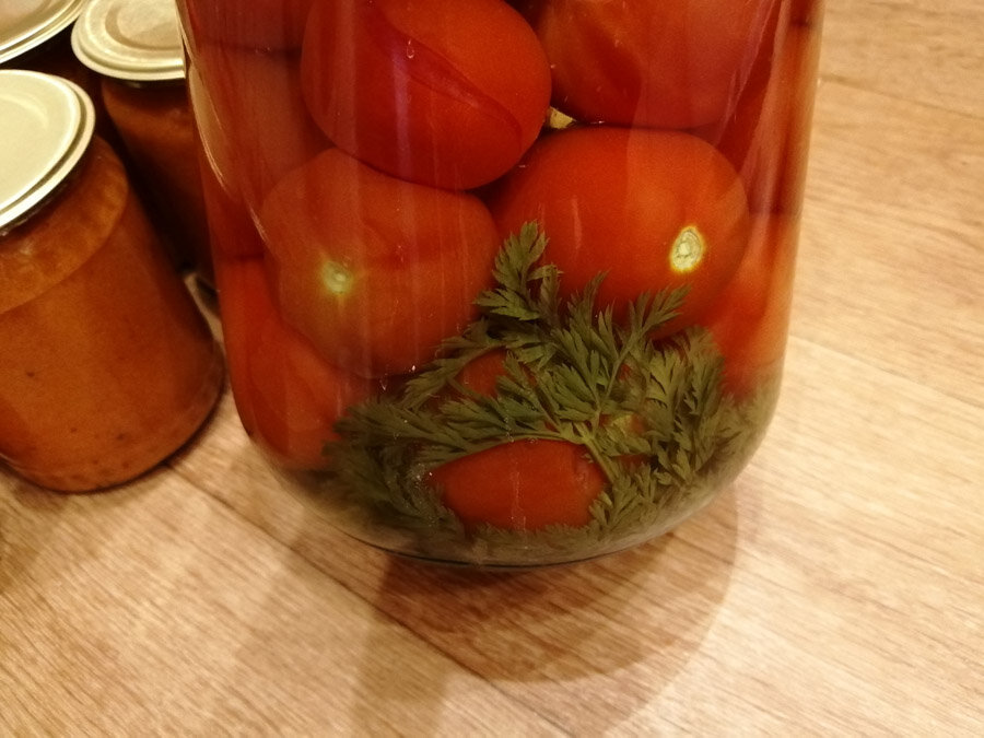 Морковной ботвы нужно совсем не много. Так, чтобы на дне была