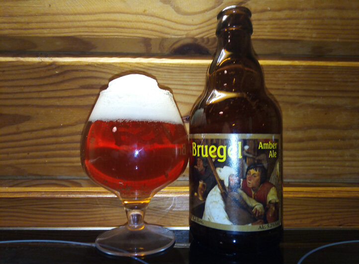 «Bruegel Amber Ale» в бокале. Фото автора