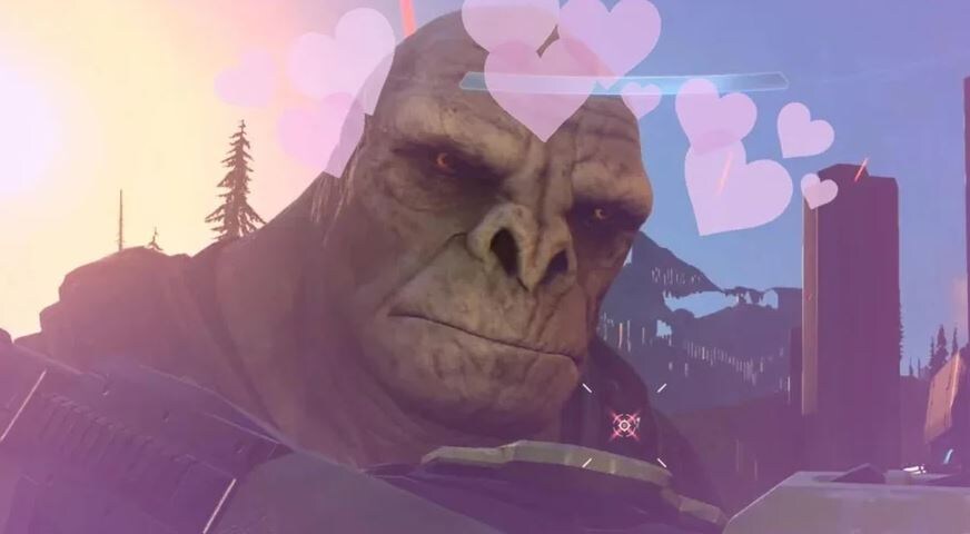Во время демонстрации Halo Infinite на Xbox Games Showcase пользователи обратили внимание на равнодушное и низкополигональное лицо одного из брутов, которое мгновенно стало героем многочисленных мемов (мы собрали отдельную подборку реакций). Один из пользователей Twitter решил поинтересоваться у главы Xbox Фила Спенсера, что он думает об этом персонаже. Спенсер с юмором отреагировал на вопрос.