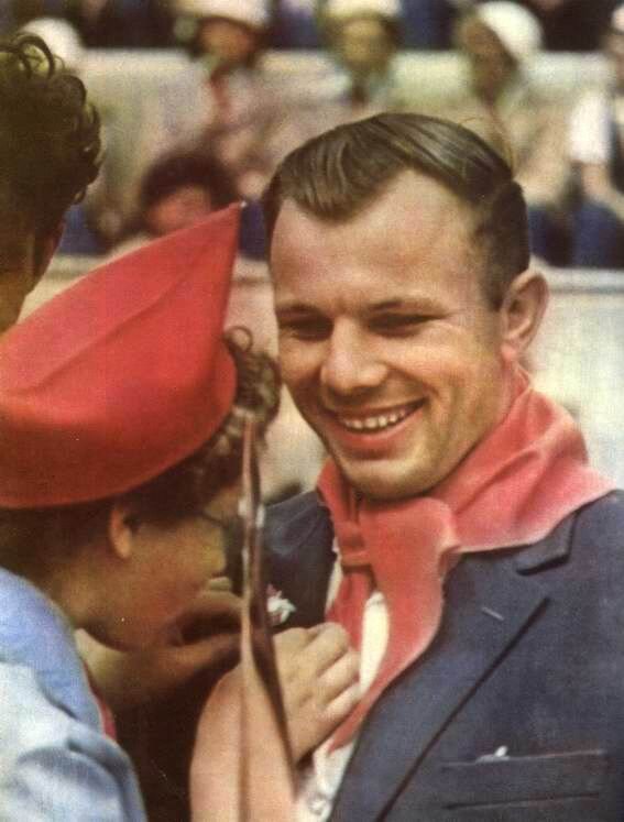 Юрий Гагарин в «Артеке»
