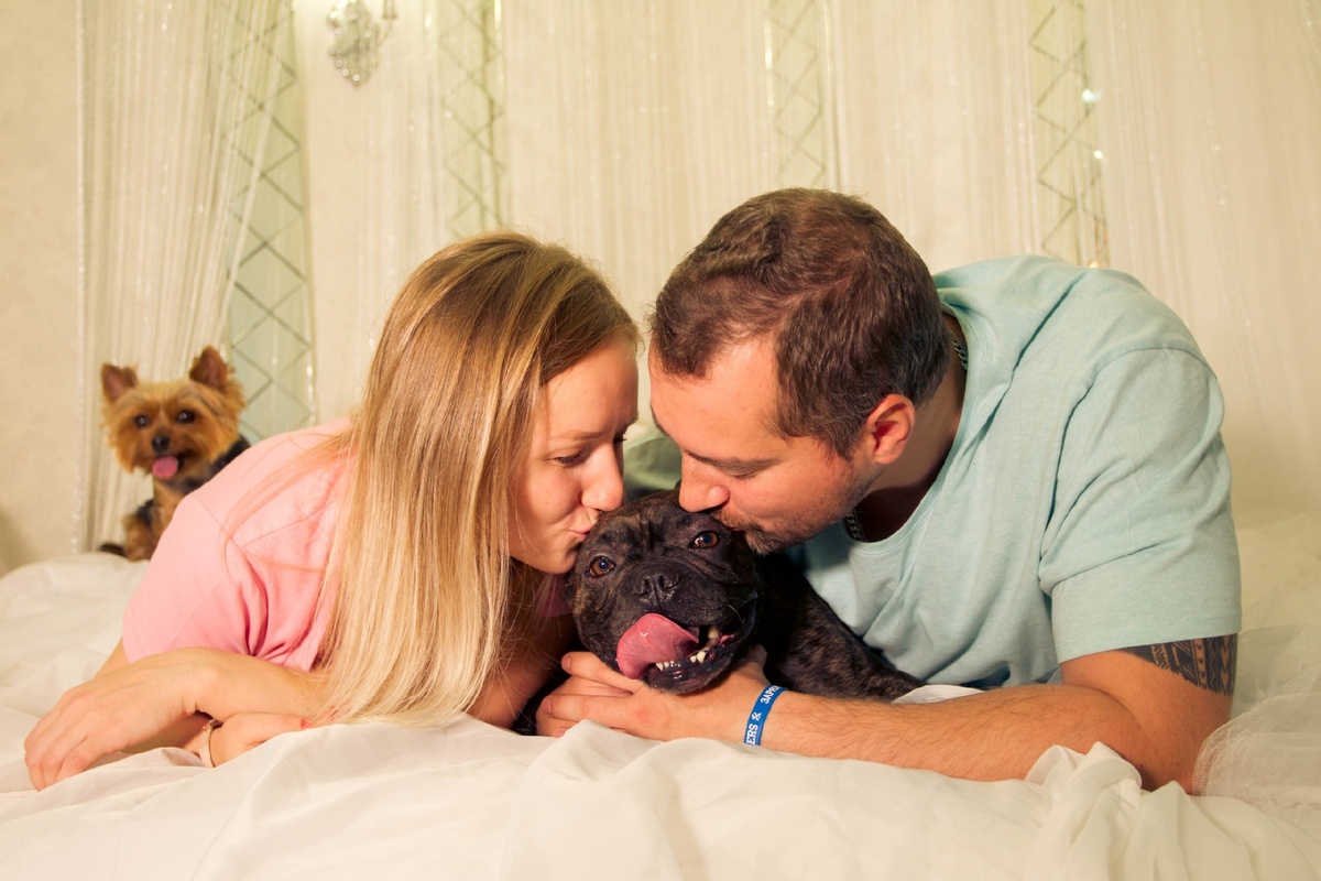 Наша семейка. Сзади собака свекрови ))) Фотограф Елена Прыгаева-Нестерова.