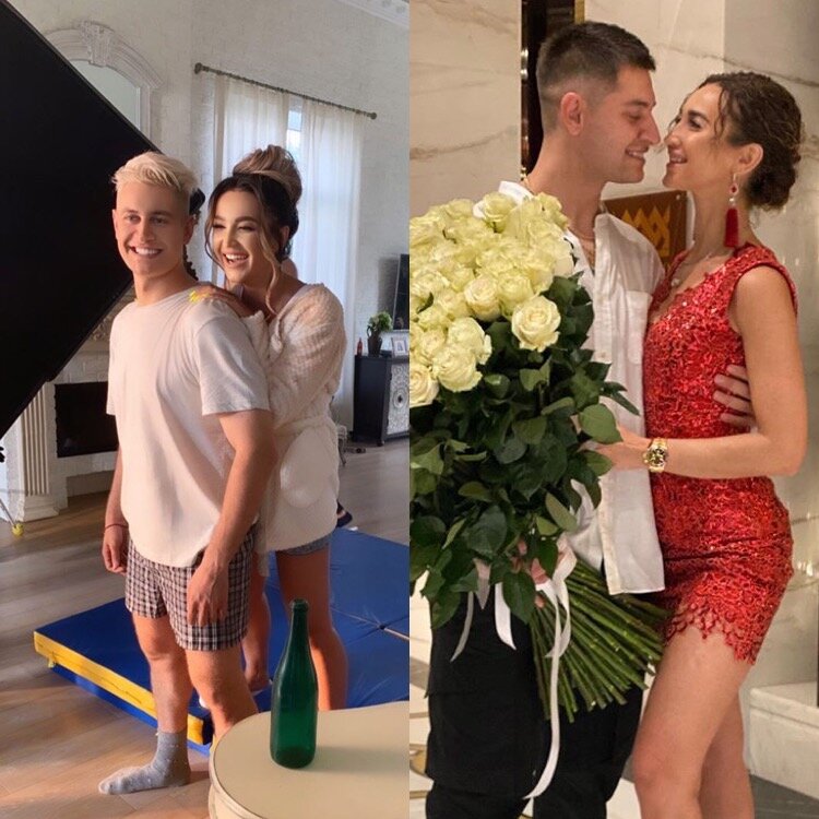 07.08.19 пара впервые встретилась на съемках клипа «Лайкер», и эта встреча длится уже год 🔥😍 Поздравляем пару с годом ❤️