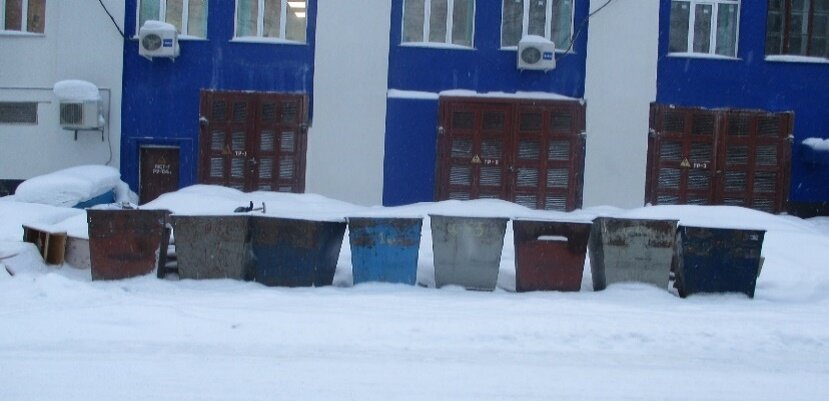 Контейнеры для сбора твердых коммунальных отходов раньше и..