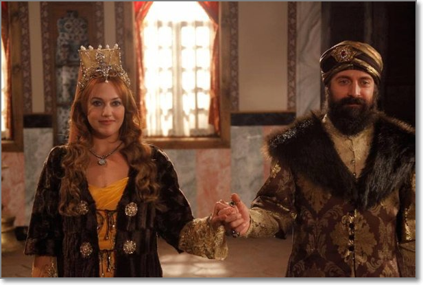 Кадр из сериала "Великолепный век"., 