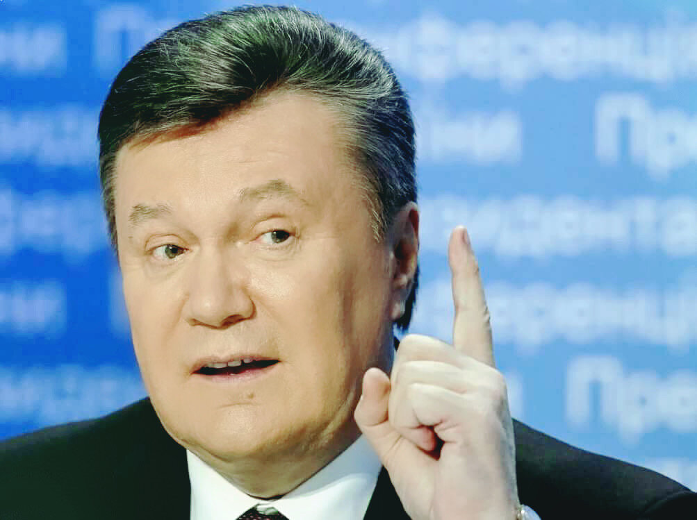 Бывший президент Украины  Виктор Федорович Янукович.