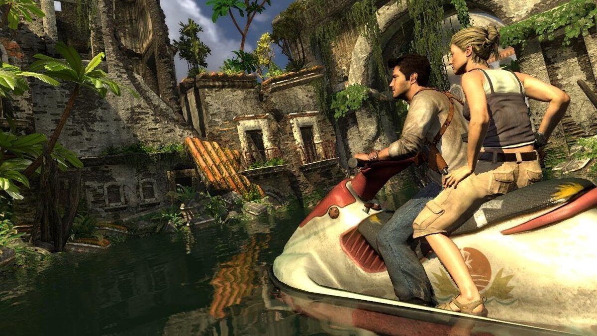 Игры пор дома. Uncharted: Drake s Fortune. Игра Uncharted 1. Uncharted 1 ps3. Uncharted Drake's Fortune ps3.