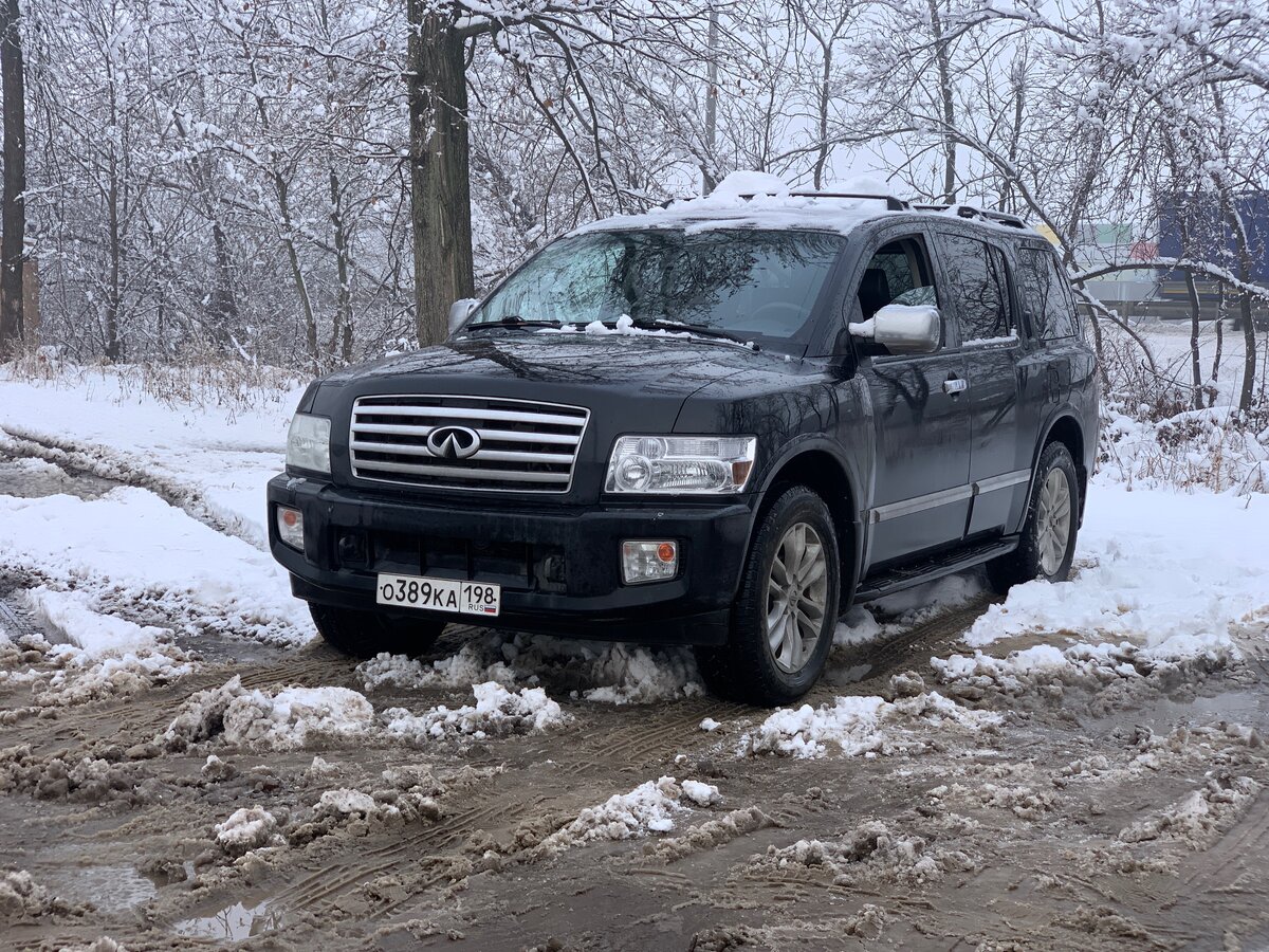 Мой Инфинити QX56. Кто бы что не говорил, машина великолепная