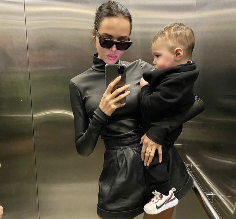 Анастасия Решетова с сыном Ратмиром