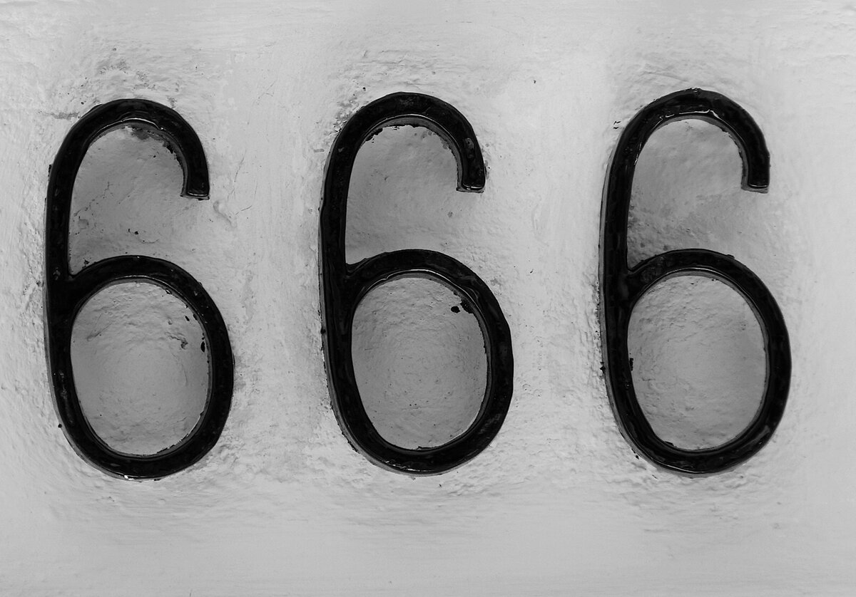 Гос номер 666