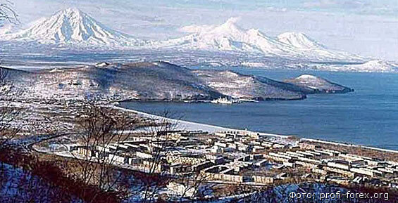 Вид на Вилючинск