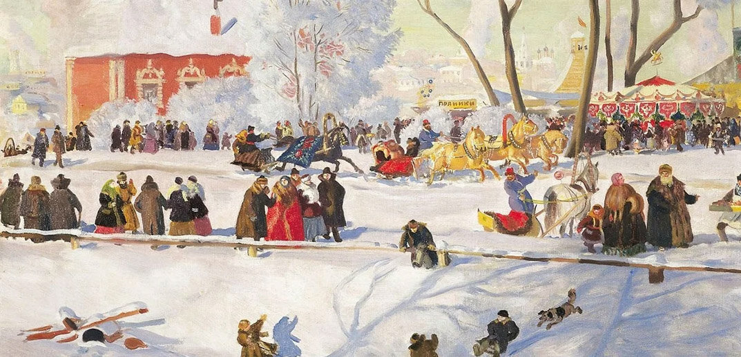 Борис Кустодиев. «Масленица»