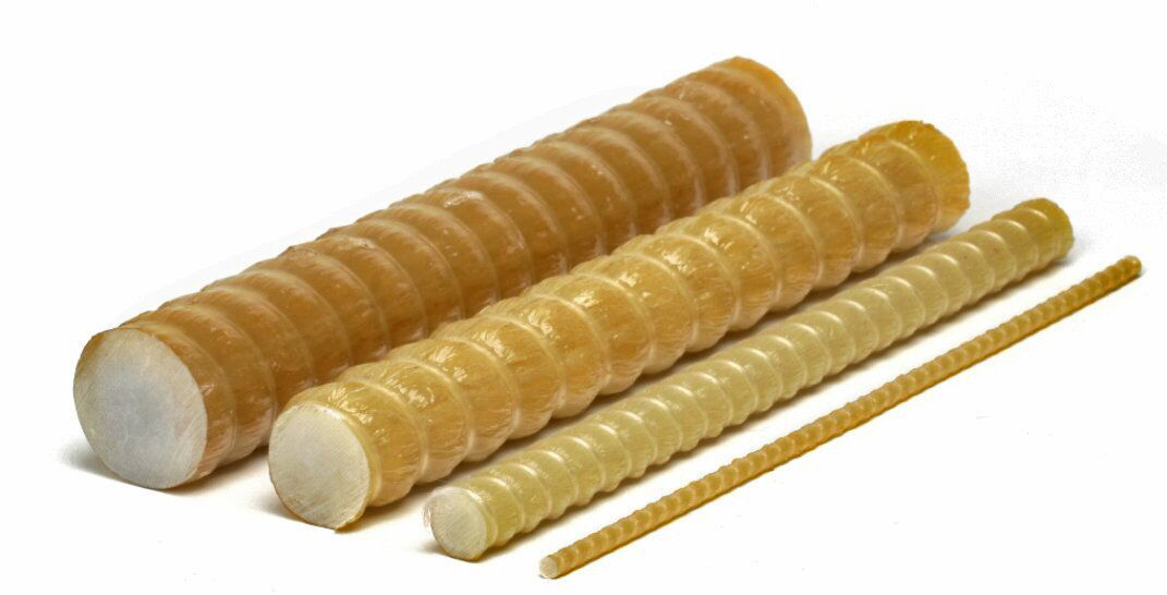 Стеклопластиковая арматура. Источник: kirpich.samara777.ru