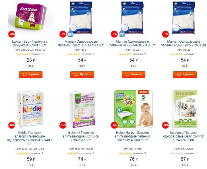 Что предлагает магазин Akusherstvo