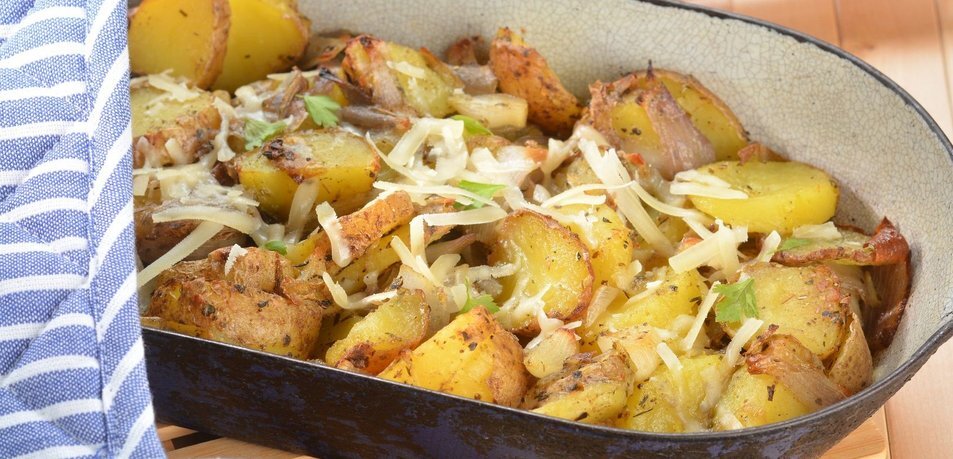 картофель, хрустящий картофель, запеченный картофель, рецепты, похудение, диета