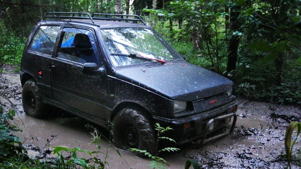 ВАЗ 1111 Ока на квадрорезине