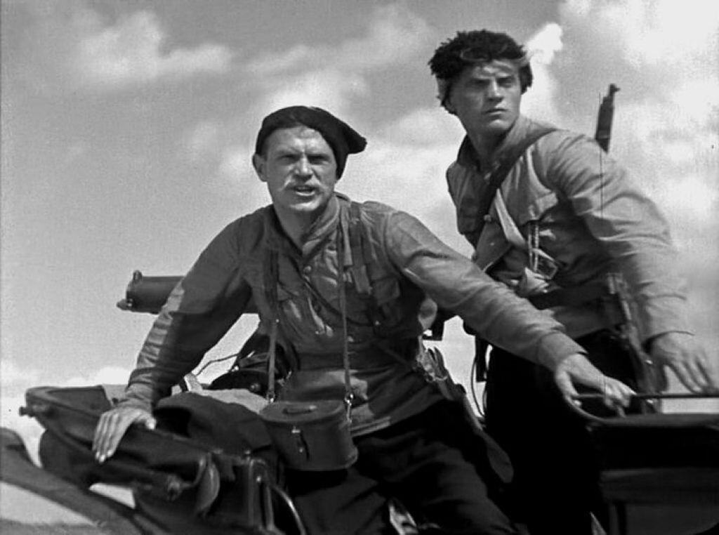 Фрагмент фильма "Чапаев" братья Васильевы.