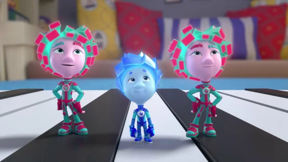 Начнём с "Пианино", она хоть особо и не обучающая, но более менее, мне понравилась, обидно что внимание всё теперь переходит на Катю, а Дим Димыч будет в основном в стороне, его показали только в трёх сериях, это - "Пианино","Ластик" и "Сенсорный экран", Катю тоже пока только в двух. Фиксики прыгают из одной серии в другую, соответственно из одной локации в другую, но есть исключение - "Танцы", "Фоторедактор", "Батут" и "Шифр", я думаю что, нужно поставить этой серии - 7 из 10. Переходим к следующей, в серии "Парашют", в ней рассказывается о том, что Нолик, Симка, Фрик и Гик прыгают с парашютами, в итоге Симка и Нолик прогуливают школу. Дедус приходит и спрашивает почему они погуляли школу, они говорят про Фрика и Гика, Дедус решает сделать их своими учениками в школе. Серия о том, что Фрик и Гик обучались дома, а также она рассказывает про парашюты. Моя оценка - 7 из 10. Теперь серия "Крючок", в этой серии Нолик, Симка и Дедус знакомятся с бабушкой Фрика и Гика. Дедус случайно подцепляет её на крючок, та жалуется, но через время он спасает её с помощью этого крючка, в конце серии всё встаёт на свои места. Моя оценка 8 из 10. Так как в этой серии объясняется смысл крючка.