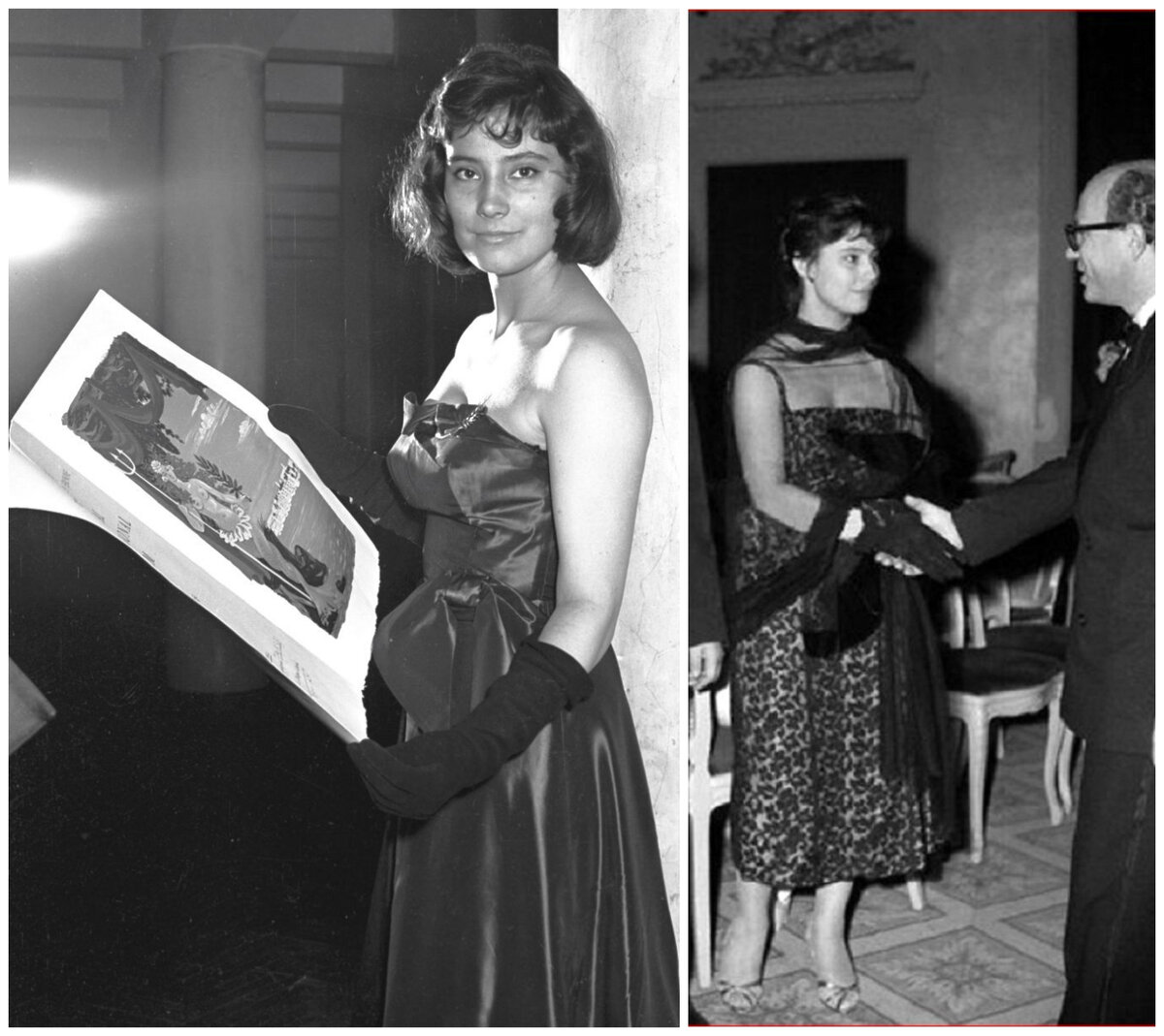 Татьяна Самойлова. Канны 1958 г. Коллаж (фото: vestima.ru/kultura, selyanka1.livejournal.com) 