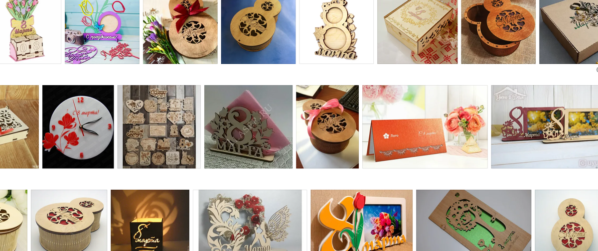 Идеи подарков к 8 марта