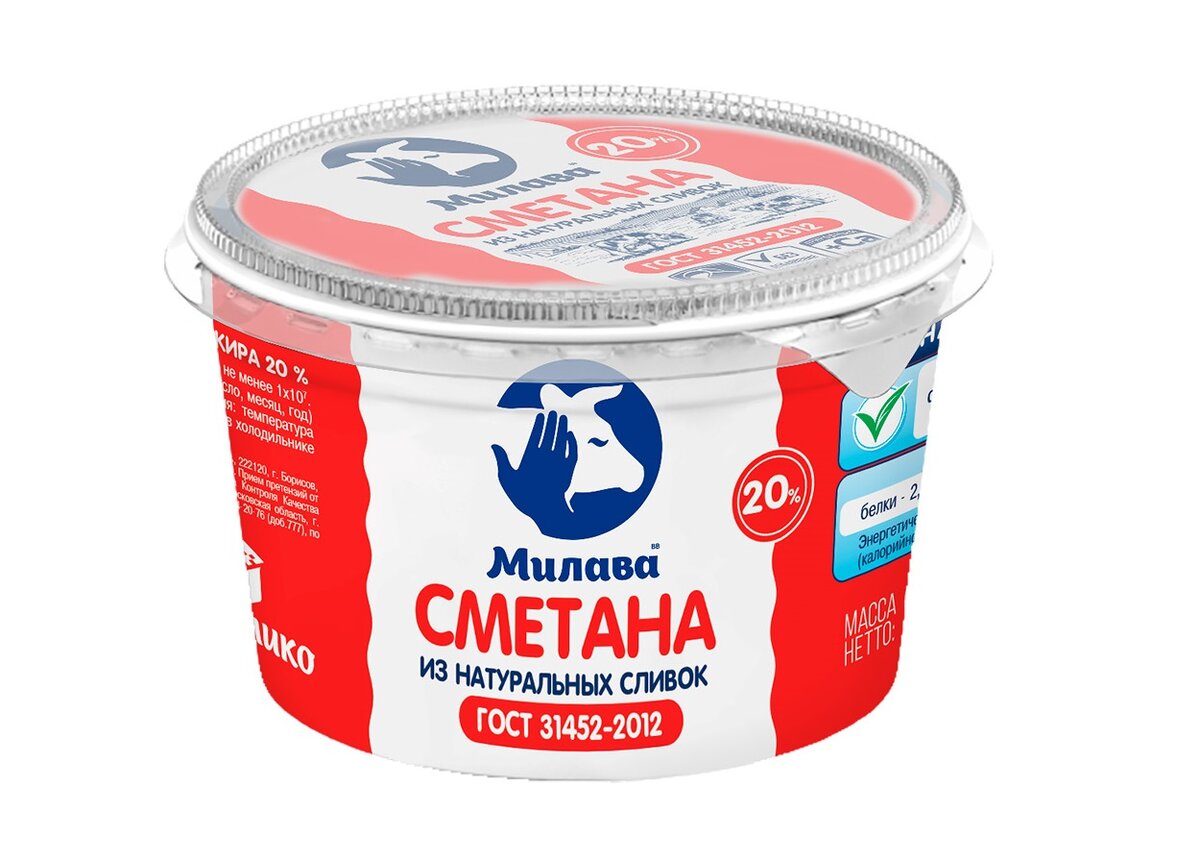 Банка сметаны фото