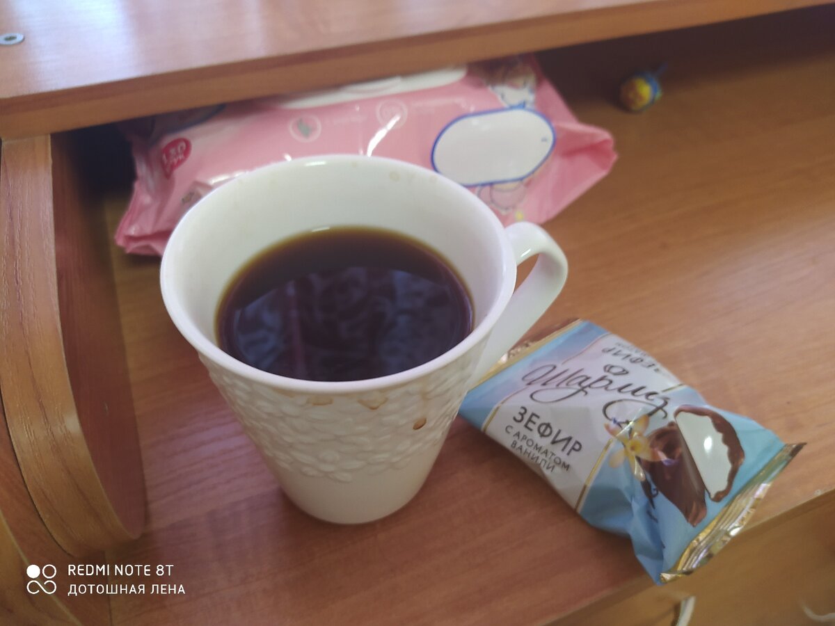 Чашка кофе помогает размышлять