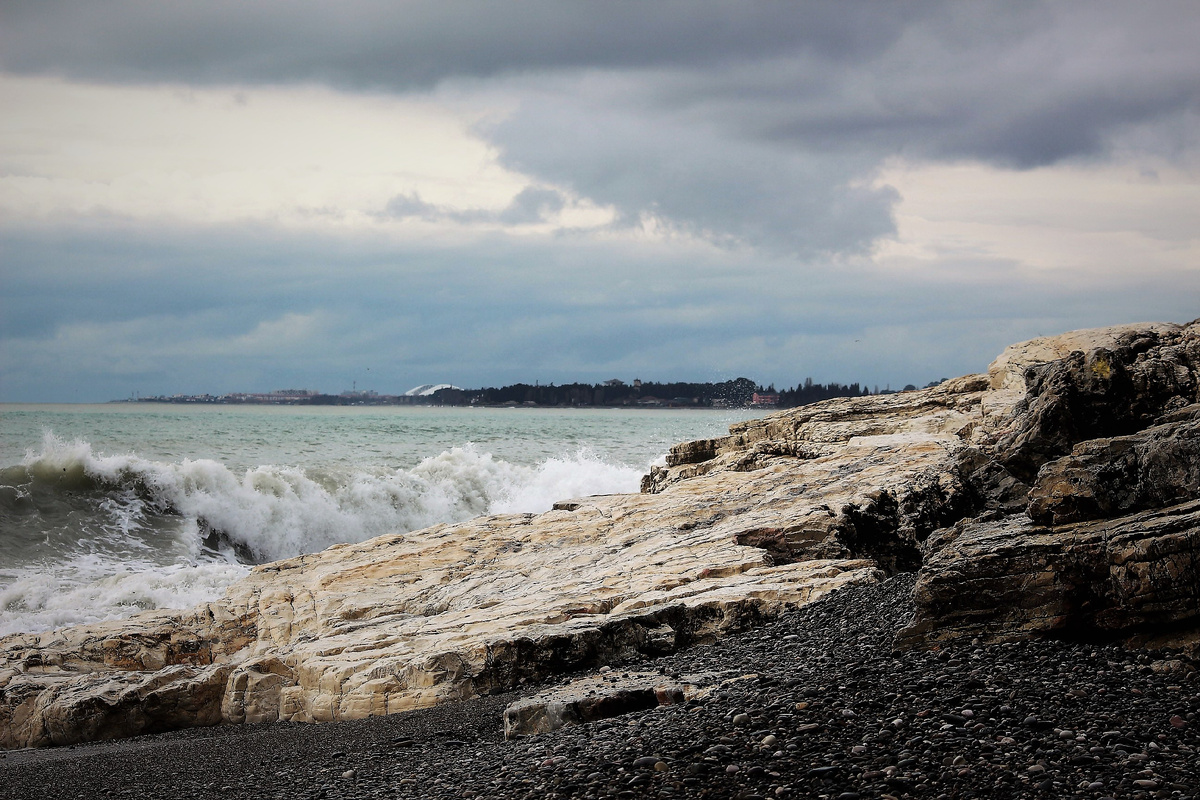 Побережье черного моря, Абхазия. Фотограф: Васильева Анастасия