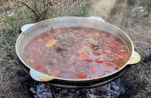 Шурпа из баранины с овощами