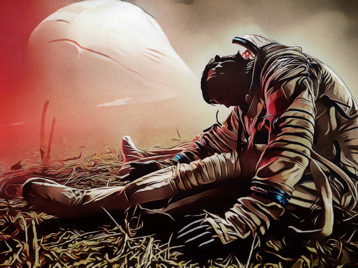 Кадр из к/ф "Спутник" /Авторский коллаж на фото из открытых источников/