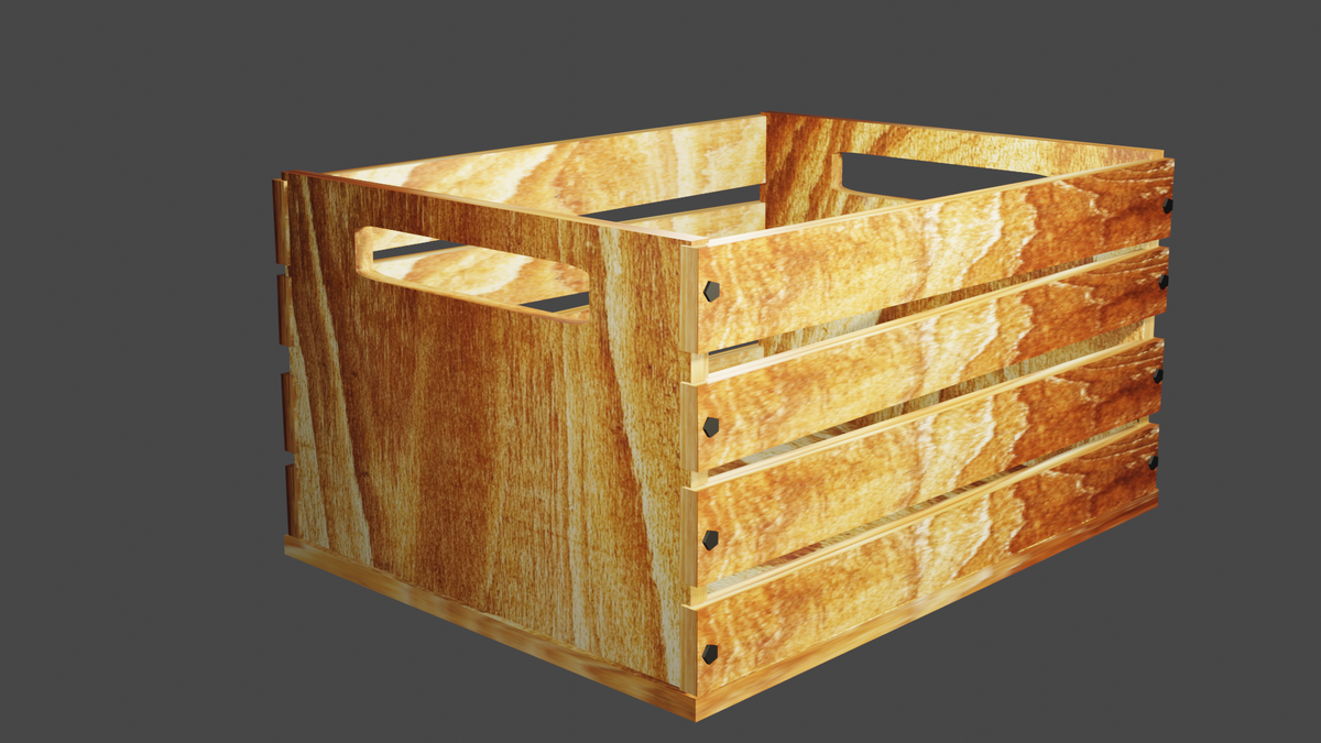 Деревянный ящик