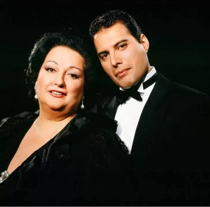 Монсеррат Кабалье и Фредди Меркьюри