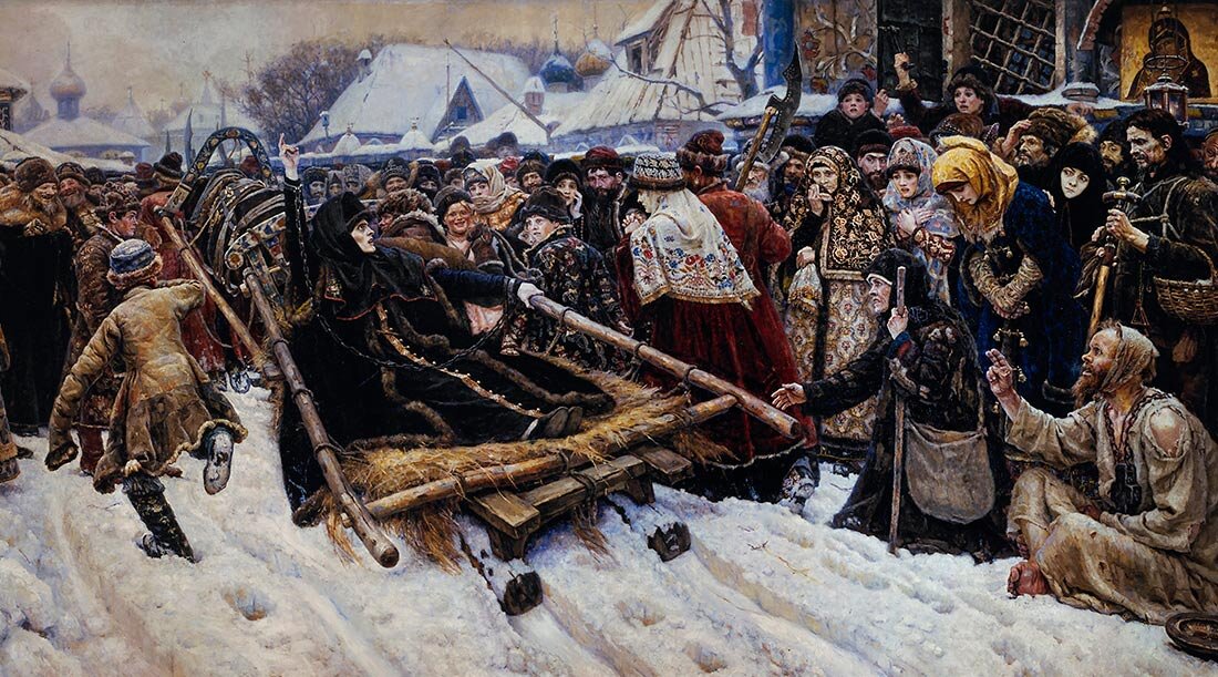 В. Суриков «Боярыня Морозова», Государственная Третьяковская галерея