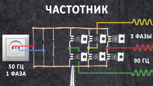 Как изменить частоту электросети? ЧАСТОТНЫЙ ПРЕОБРАЗОВАТЕЛЬ. Самое понятное объяснение!