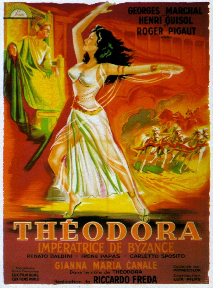 Афиша фильма «Феодора» (1954 год) 