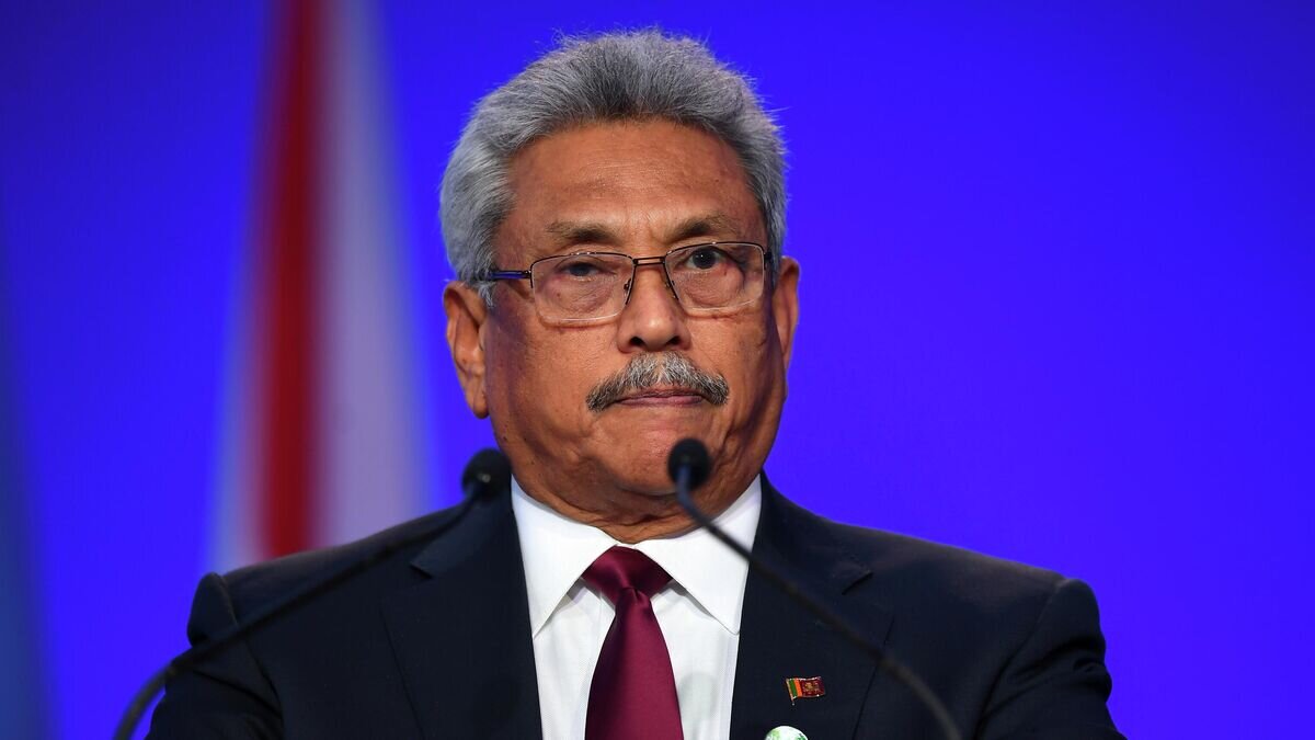    Президент Шри-Ланки Готабая Раджапакса© AP Photo / Andy Buchanan/Pool