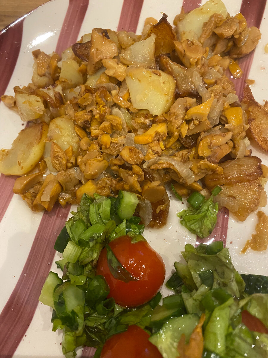Картошка с лисичками