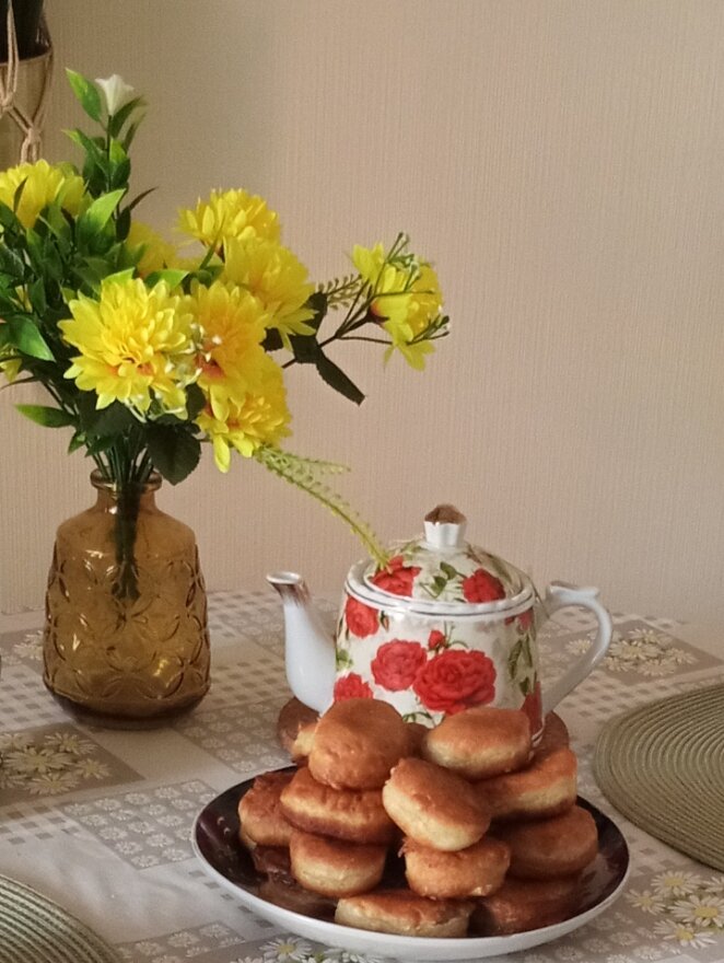 Утро с сырниками. 