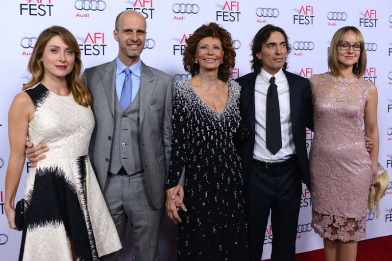 Софи Лорен с семьёй