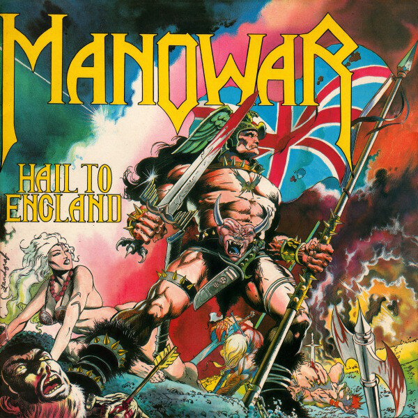 Обложка альбома Manowar "Hail To England"